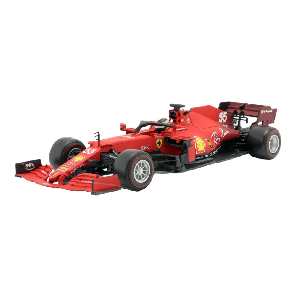 F1 Ferrari SF21 #55 2021 - Carlos Sainz Jr. c/Piloto 1/18