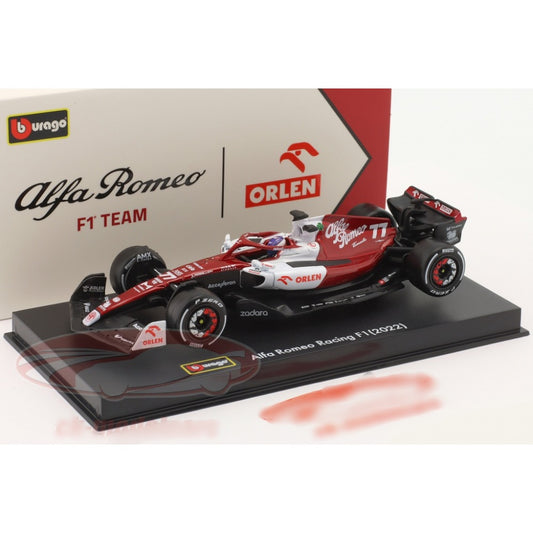 F1 Alfa Romeo C42 #77 Barein GP 2022 - Valtteri Bottas c/Piloto 1/43