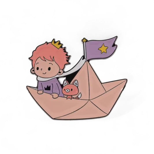Pin Principito Barquito de Papel