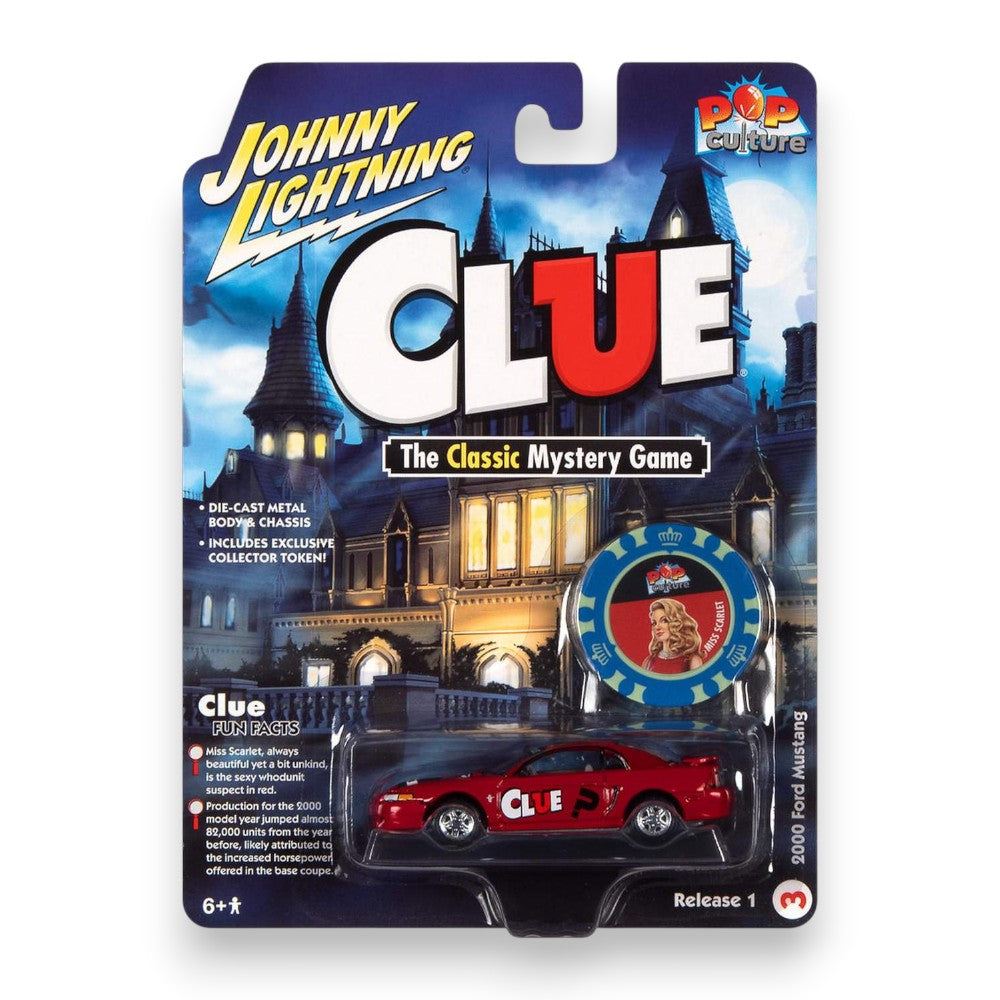 Clue! The Classic Mystery Game - 2000 Ford Mustang 1/64