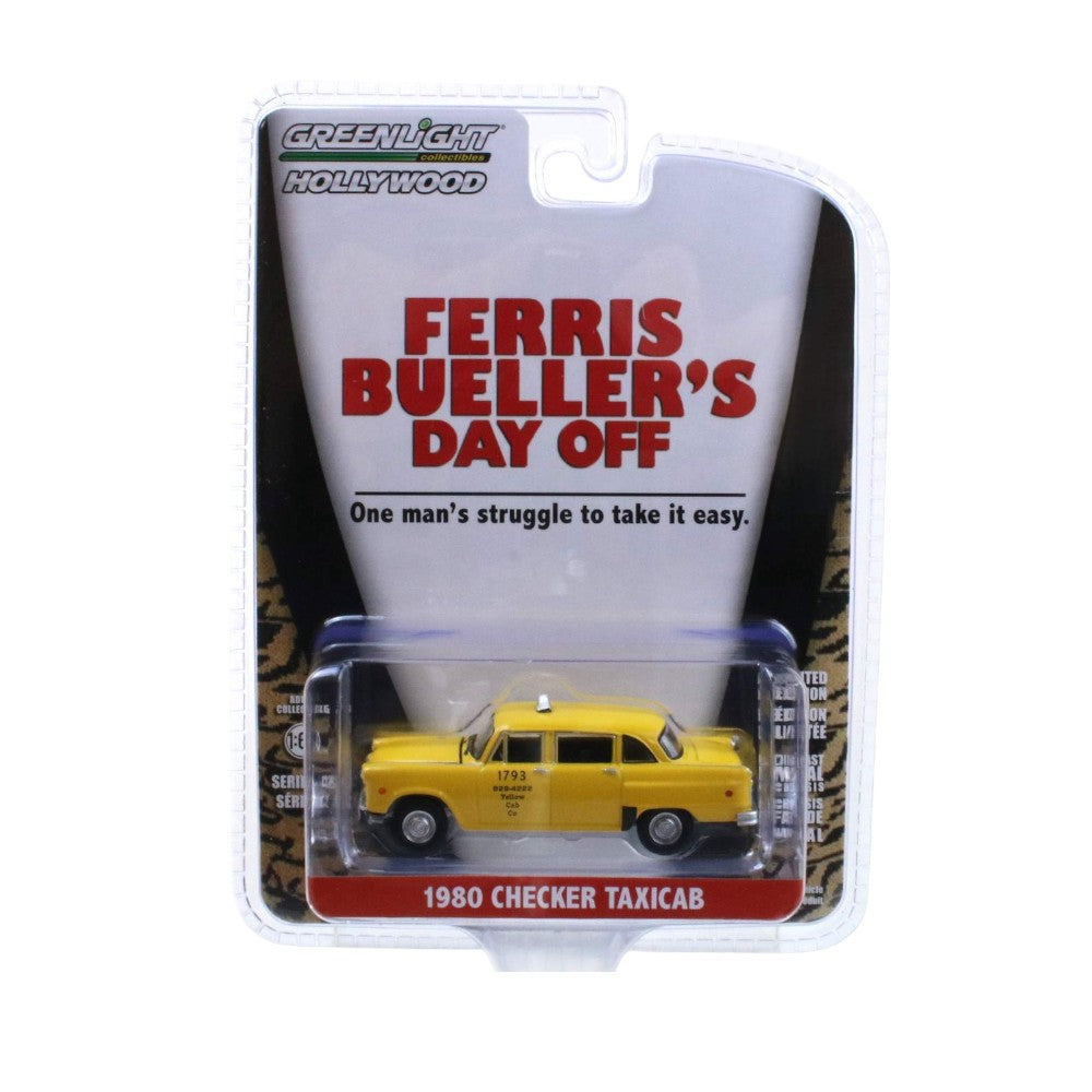 Hollywood Series 42 - Ferris Bueller's Day Off 1986 - 1980 Checker Taxicab Yellow Cab #1793 1/64