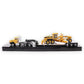 Cat CT660 Day Cab Tractor with Lowboy Trailer and Cat 163H Motor Grader 1/87