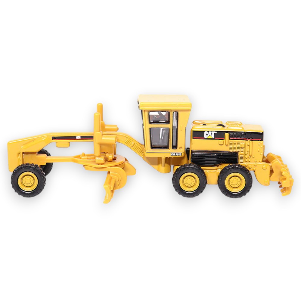 Cat CT660 Day Cab Tractor with Lowboy Trailer and Cat 163H Motor Grader 1/87
