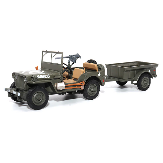 Willys Jeep 1/4-Ton Utility Truck & Trailer 1/43