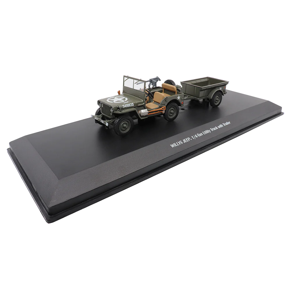 Willys Jeep 1/4-Ton Utility Truck & Trailer 1/43