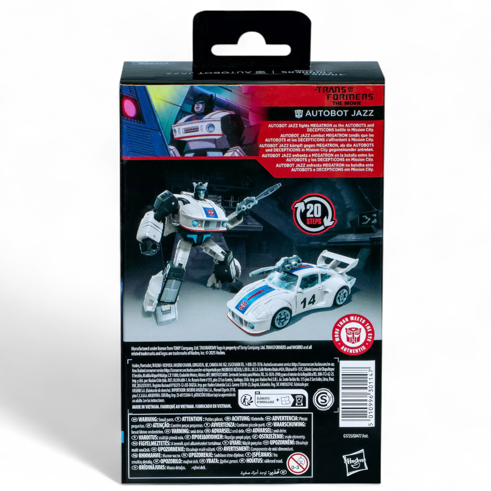 Transformers Studio Series Deluxe Class Transformers: The Movie Autobot Jazz