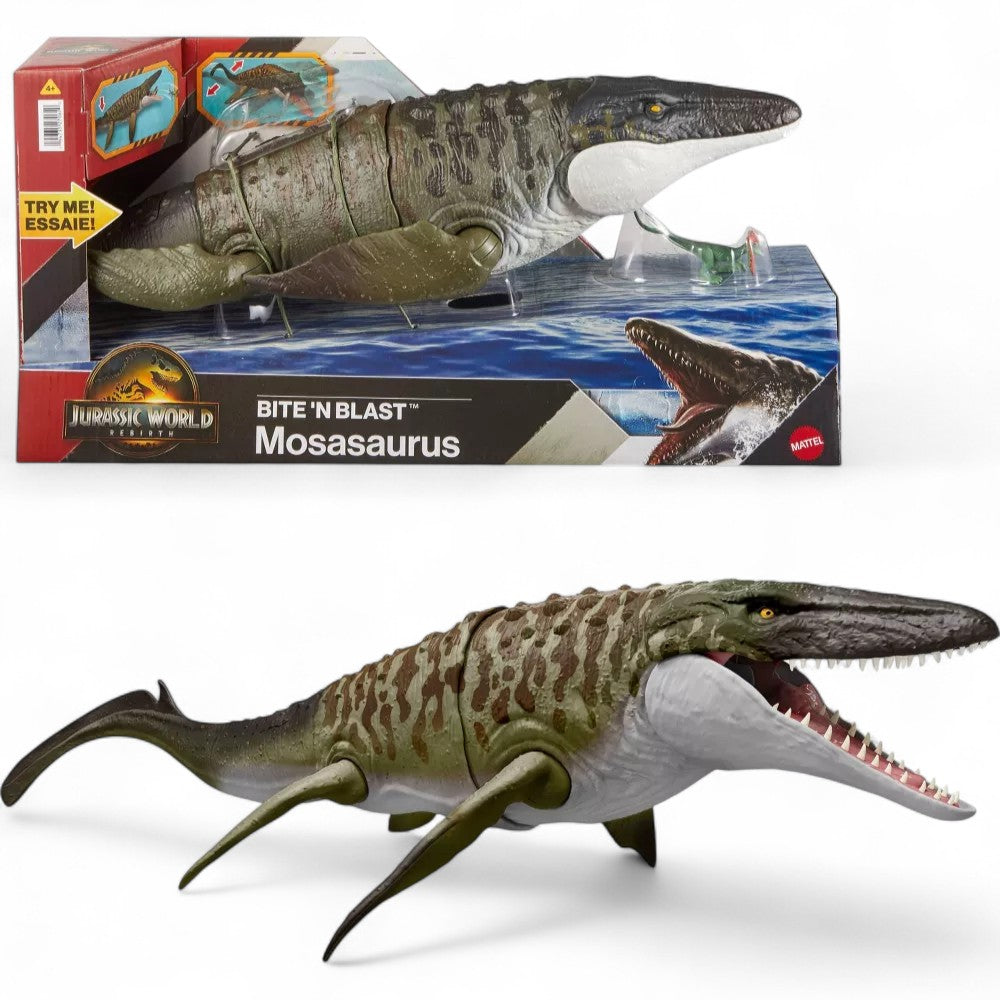 Jurassic World Rebirth Mosasaurus & Dilophosaurus