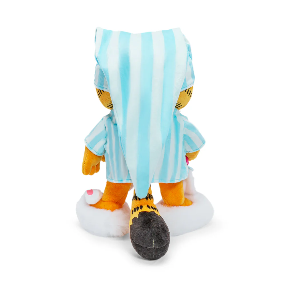 I Hate Mondays Grouchy Garfield in Pajamas and Slippers Peluche