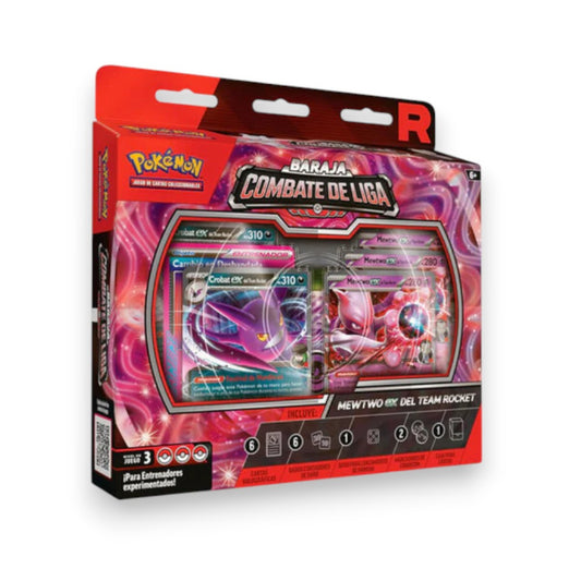 Pokémon TCG Mewtow Ex del Team Rocket Baraja Combate de Liga Español