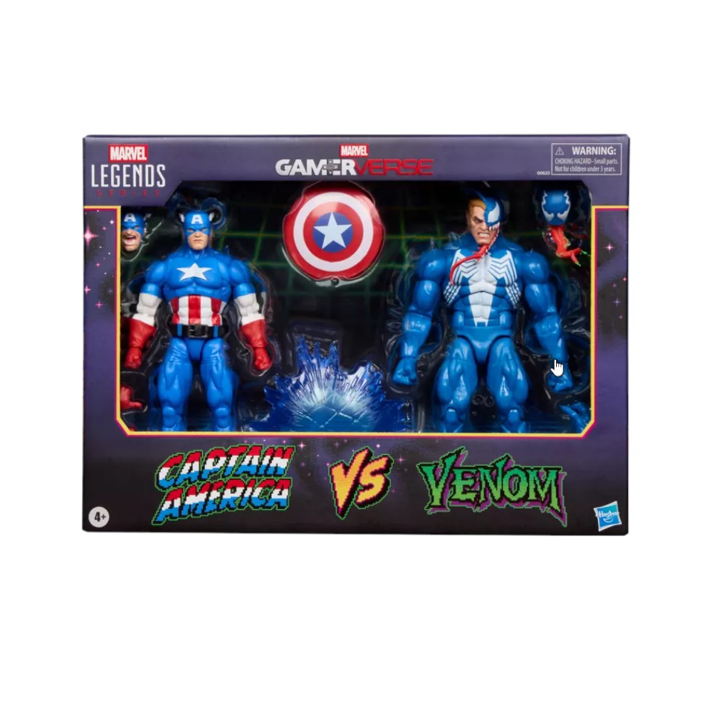 Marvel Legends Series Gamerverse Captain America vs Venom