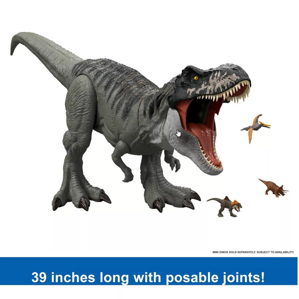 Jurassic World Rebirth Super Colossal Tyrannosaurus Rex Action Figure