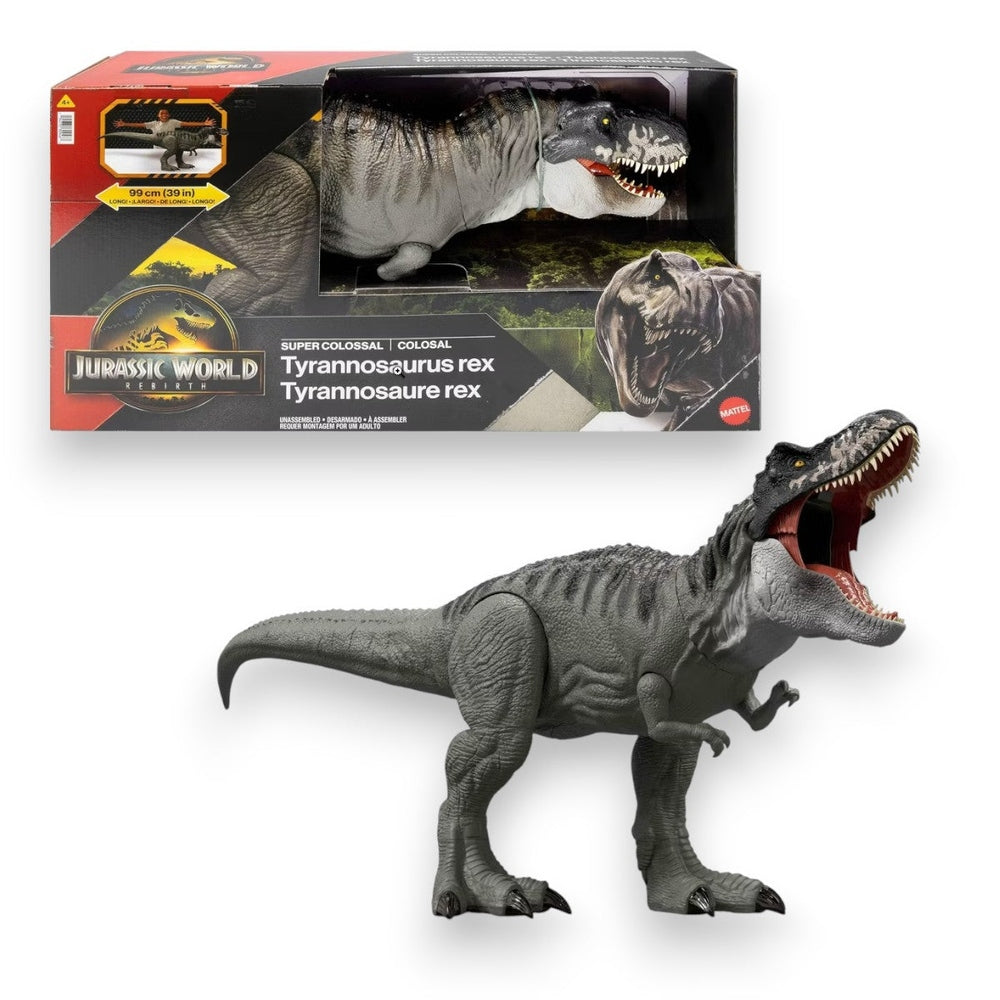 Jurassic World Rebirth Super Colossal Tyrannosaurus Rex Action Figure