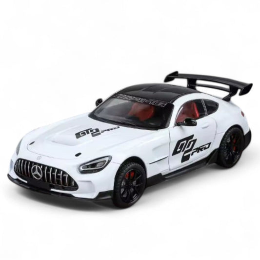 Mercedes Benz GT2 PRO Blanco Luces y Sonido 1/24