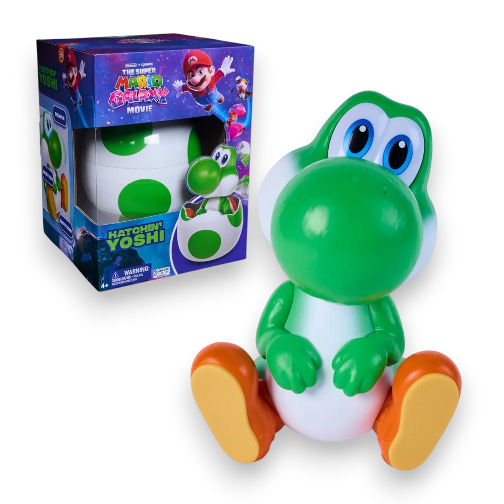 The Super Mario Galaxy Movie Hatchin' Yoshi Interactivo