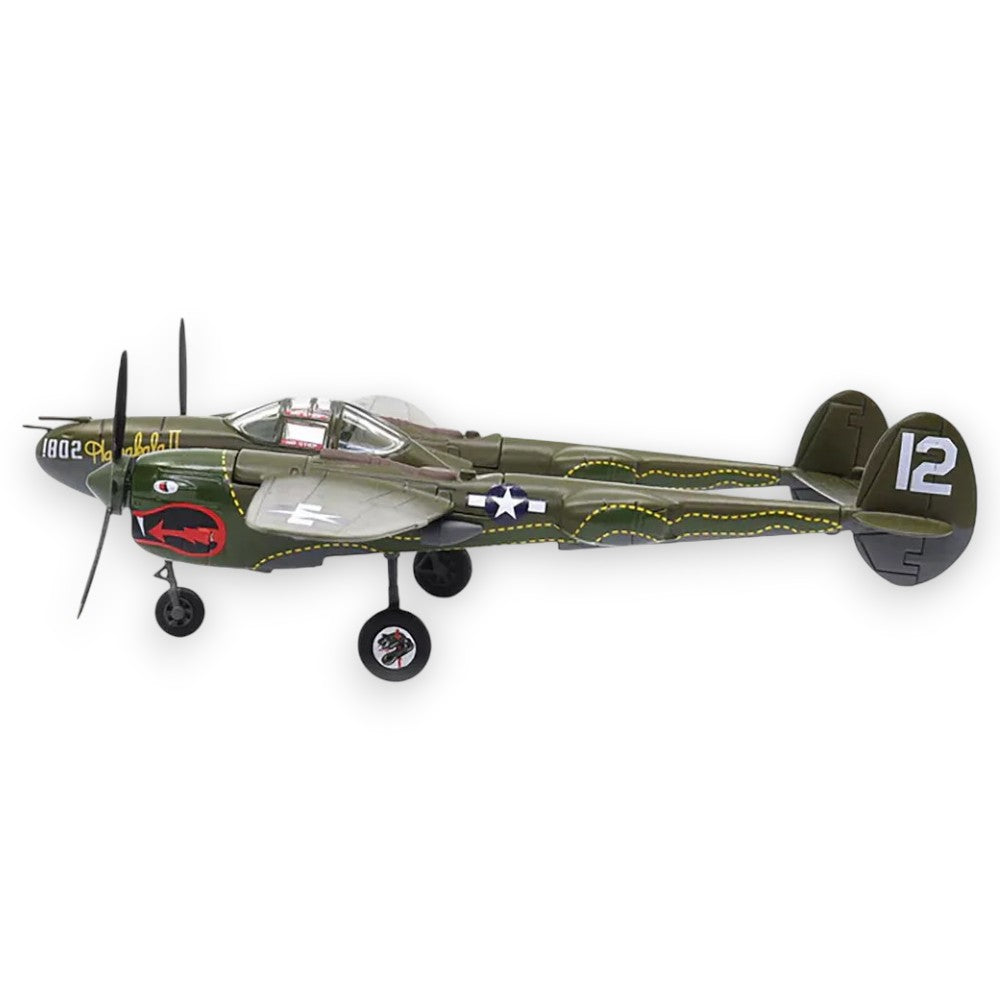 Lockheed P-38 Lightning Fighter Aircraft "Twin Dragons" (1944) US Army Air Forces 1/72