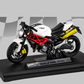 Motocicleta Monster White 1/18