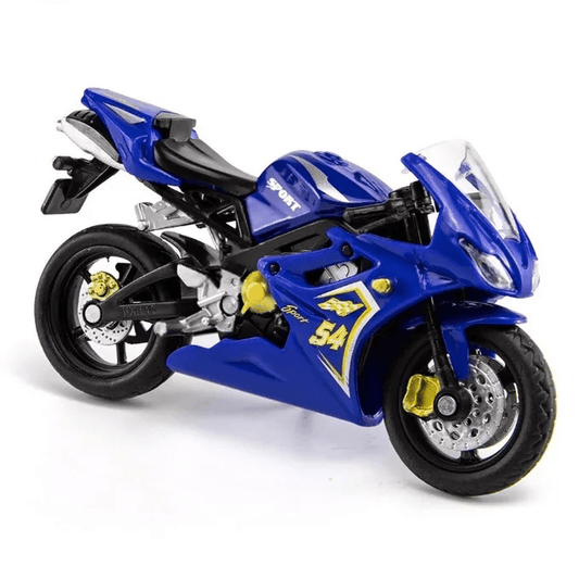 Motocicleta Blue 1/18
