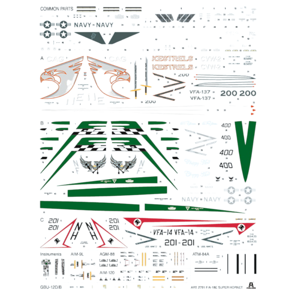 F/A-18E Super Hornet Model Kit 1/48