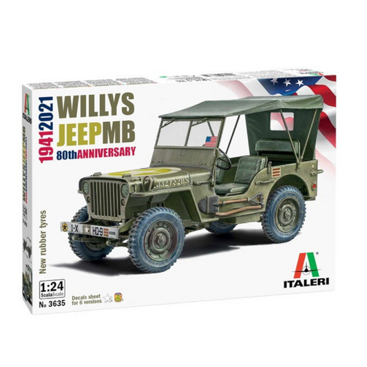 Willys Jeep MB 80th Anniversary Model Kit 1/24