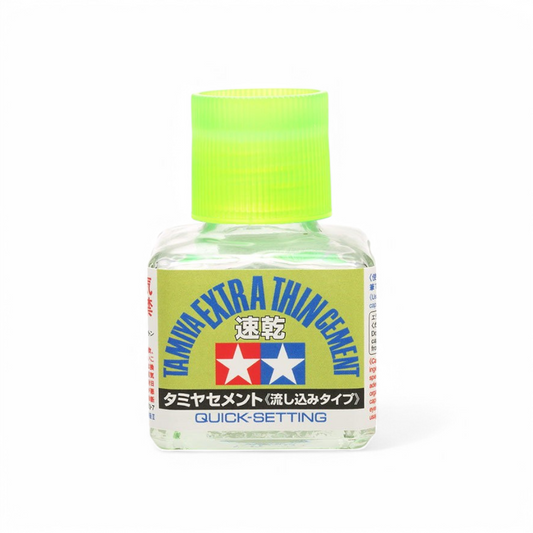 Tamiya: Extra Thin Cement Quick-Setting 40ml. Cemento