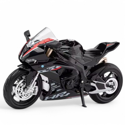Moto BMW S1000RR HP4 Negro 1/12