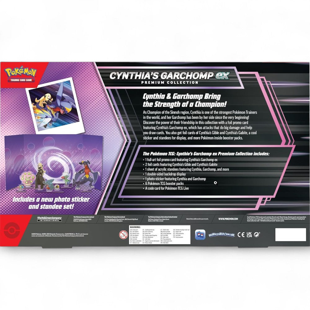 Pokemon TCG: Cynthia’s Garchomp ex Premium Collection English