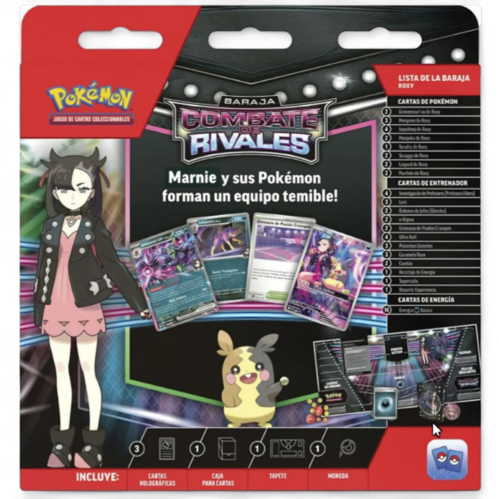 Pokemon TCG: Baraja Combate de Rivales - Marnie Español