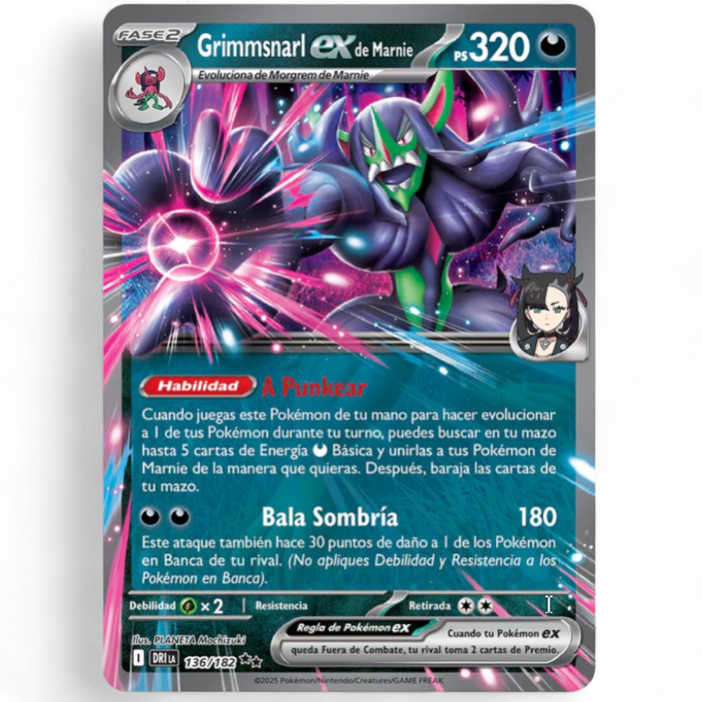 Pokemon TCG: Baraja Combate de Rivales - Marnie Español