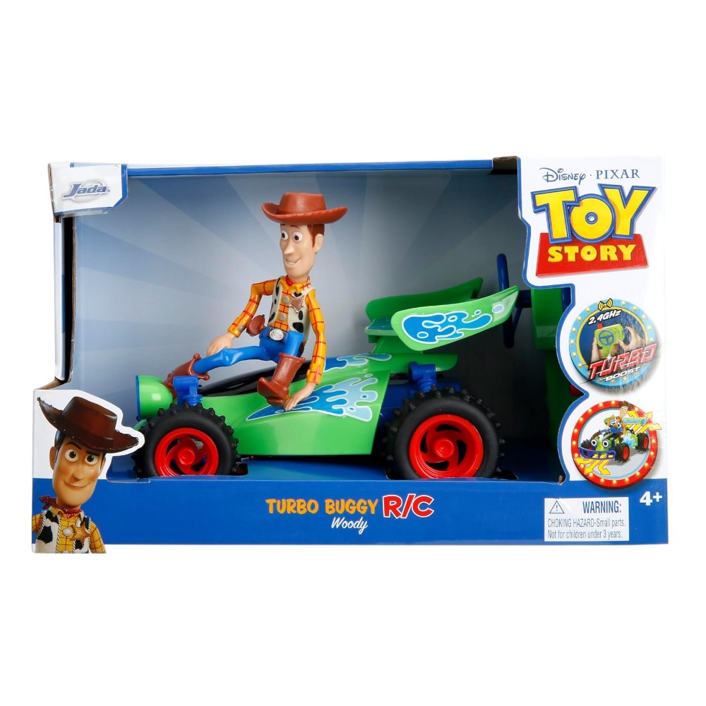 Disney Toy Story Turbo Buggy & Woody R/C Control Remoto 1/2