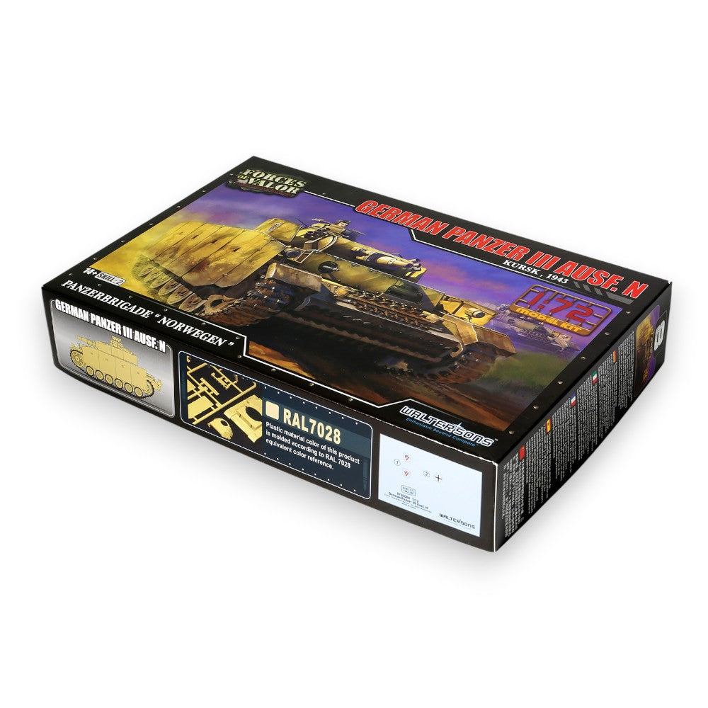 Panzer III Ausf. N Tank Norway May, 1945 Model Kit 1/72