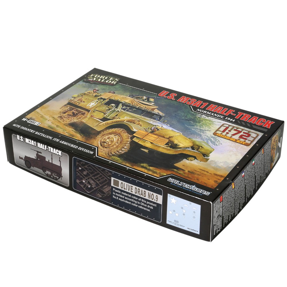 M3A1 Half-track Normandy, 1944 Model Kit 1/72