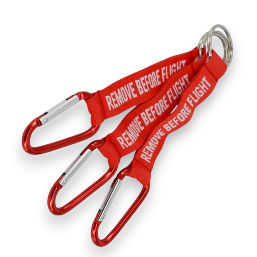 Remove Before Flight Arnés Llavero