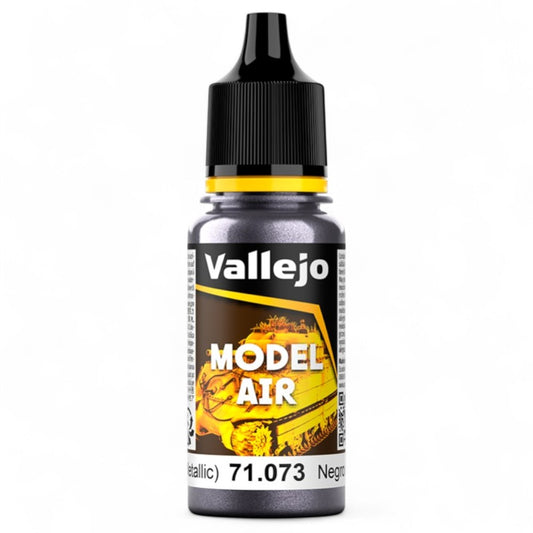 Vallejo Model Air Metallic Black - Negro 71073