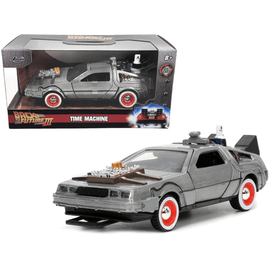 Hollywood Rides: Back to the Future Part III - Delorean Time Machine 1/32