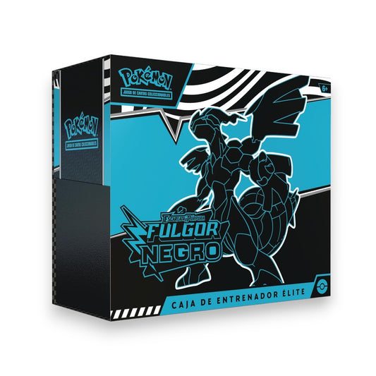 Pokémon TCG: Escarlata & Púrpura - Fulgor Negro Caja de Entrenador Élite
