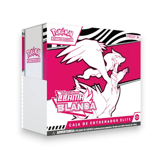 Pokémon TCG: Escarlata & Púrpura - Llama Blanca Caja de Entrenador Élite