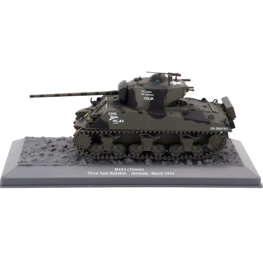 M4A3 76mm 761st Tank Battalion Germany March 1944 1/43