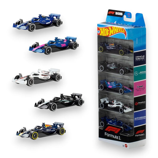 Hot Wheels F1 2025 5-Pack 1/64