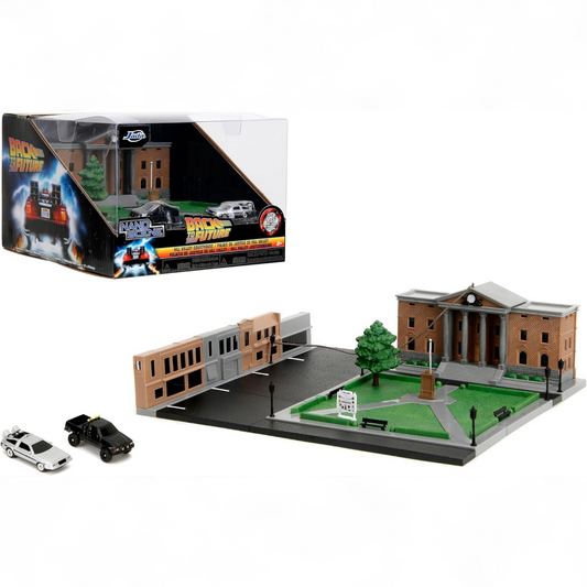 Nanoscene Back to The Future Hill Valley Courthouse Diorama