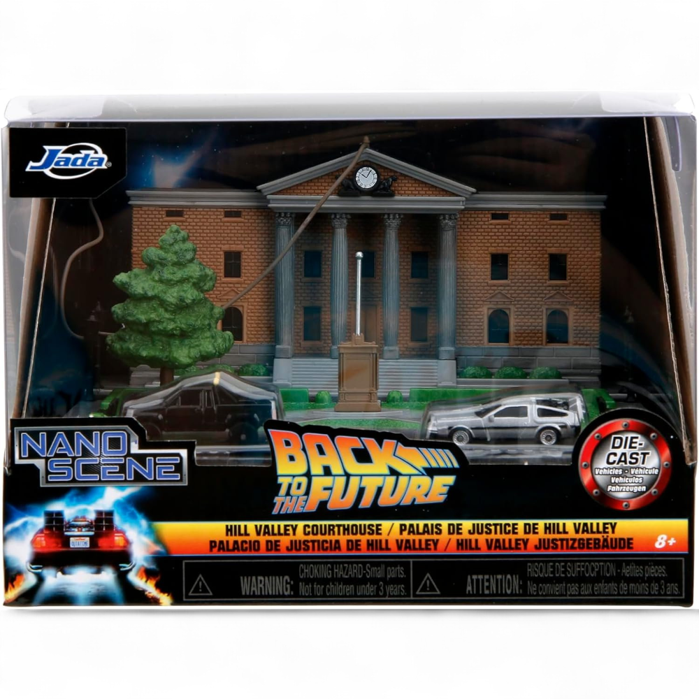 Nanoscene Back to The Future Hill Valley Courthouse Diorama