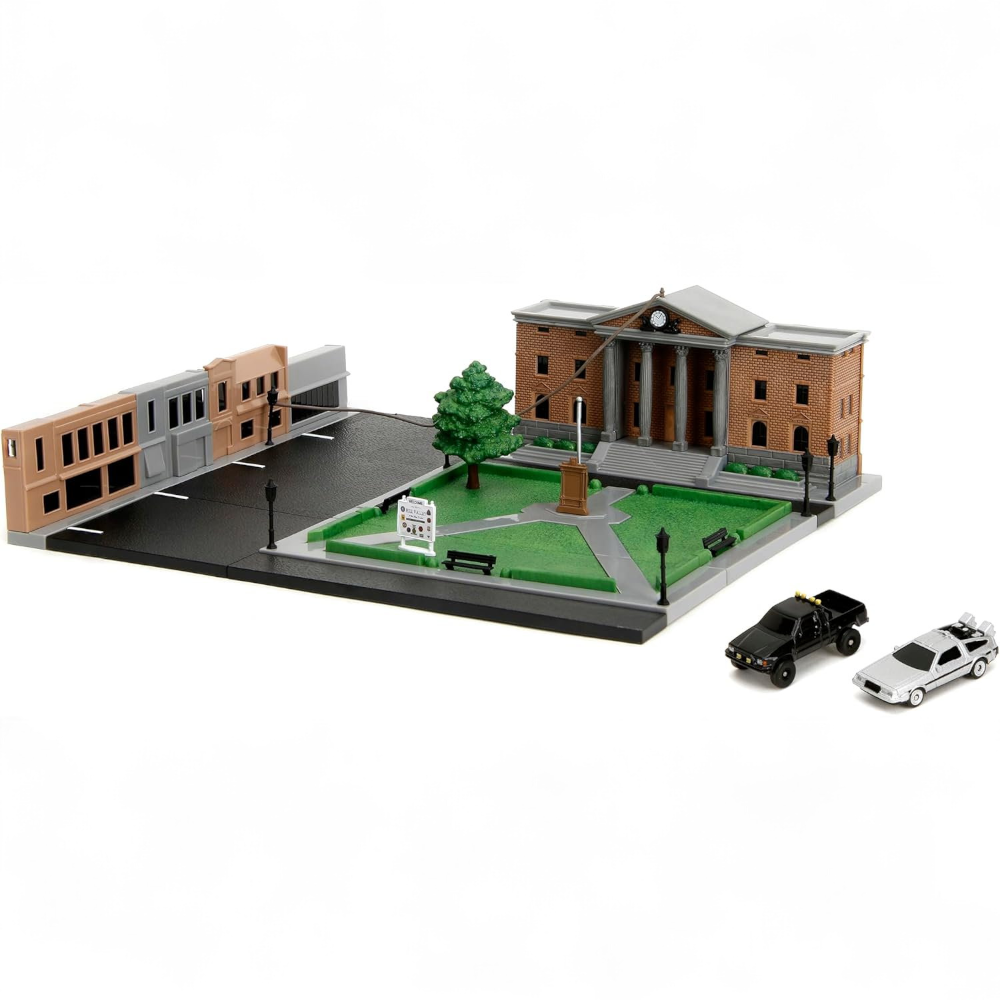 Nanoscene Back to The Future Hill Valley Courthouse Diorama