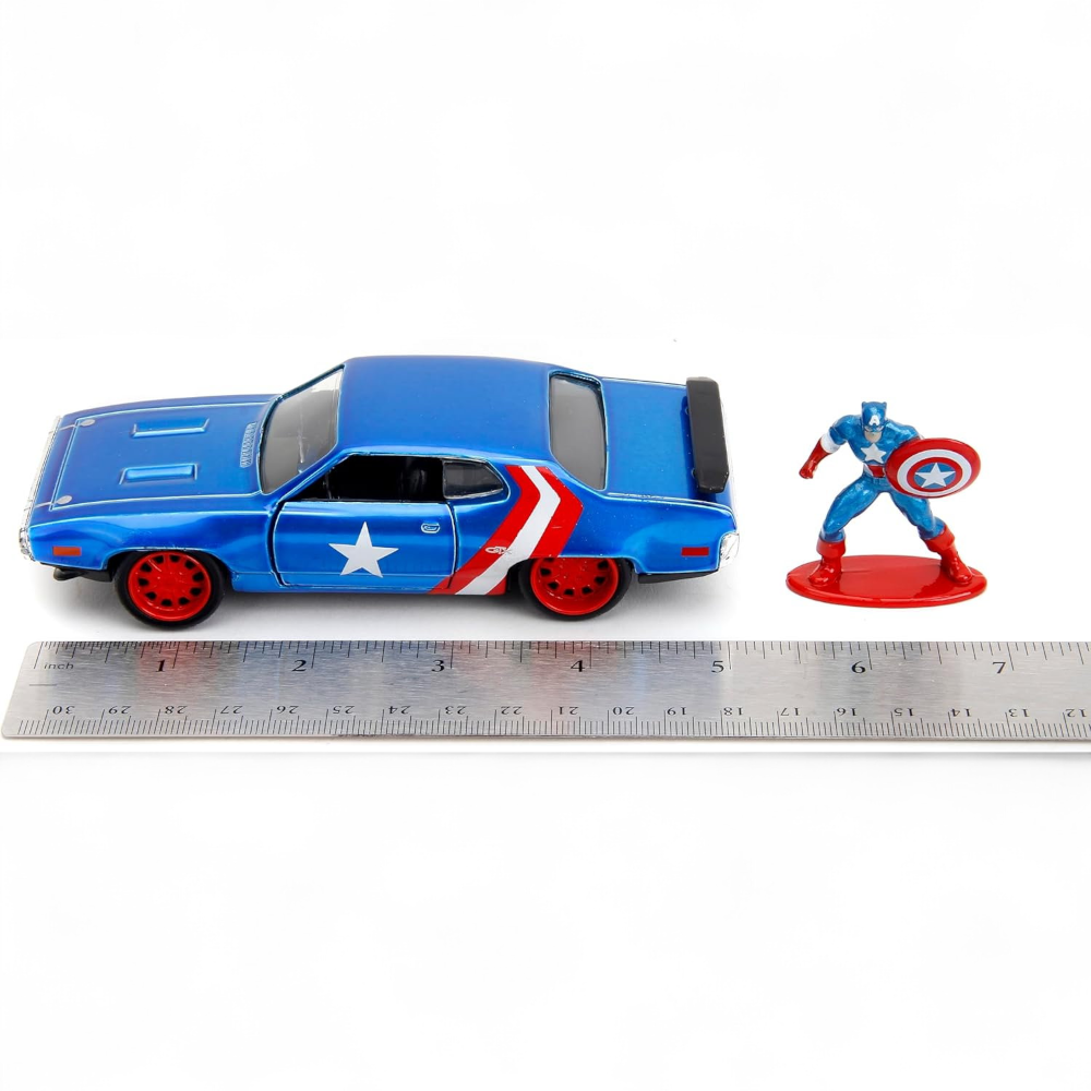 Avengers: 1972 Plymouth GTX & Captain America 1/32