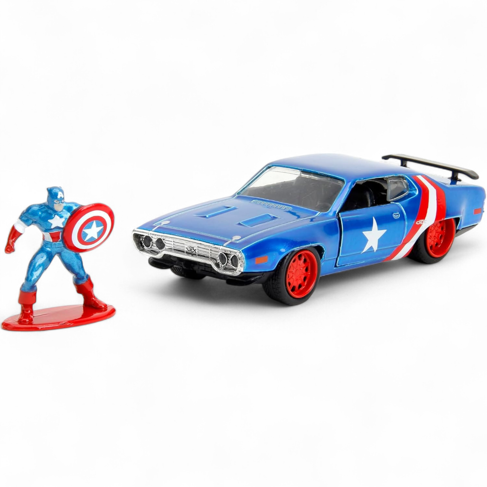 Avengers: 1972 Plymouth GTX & Captain America 1/32