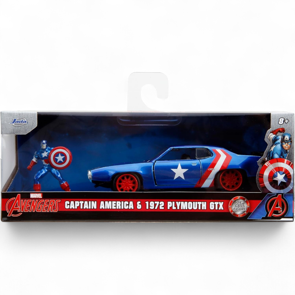 Avengers: 1972 Plymouth GTX & Captain America 1/32