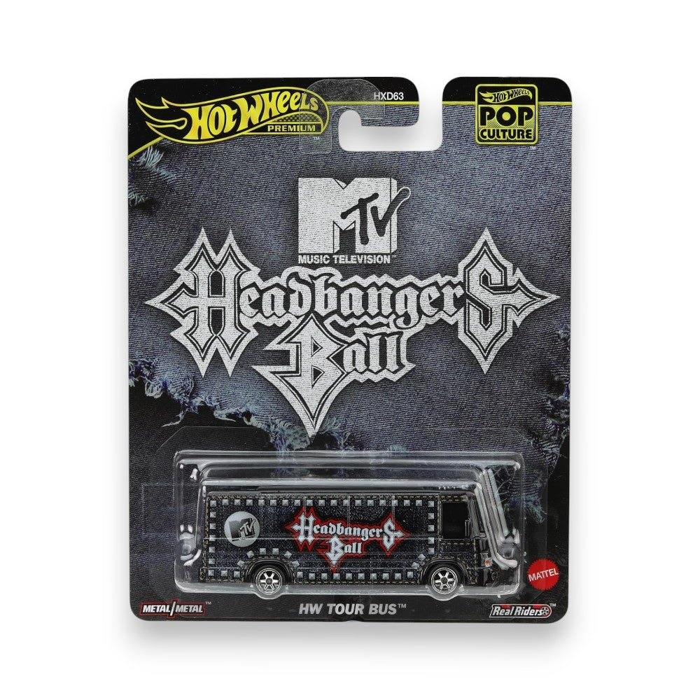 Hot Wheels Pop Culture: MTV Headbangers Ball HW Tour Bus 1/64