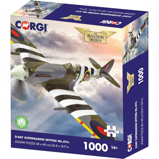 The Aviation Archive - D-Day Supermarine Spitfire Mk.XIVc Rompecabezas 1000 Piezas