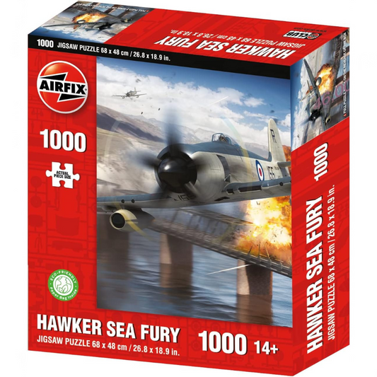 Airfix - Hawker Sea Fury Rompecabezas 1000 Piezas