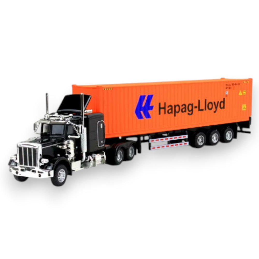 Camión Container Kenworth Negro Hapag-Lloyd Full Metal 1/43