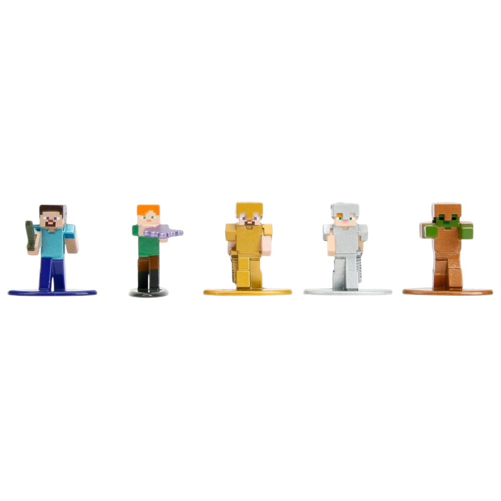 Nano Metalfigs - Minecraft Caves & Cliffs 18-Pack