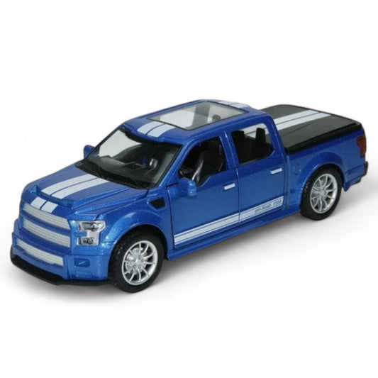 Camioneta Shelby Off Road F-300 Azul Luces y Sonido 1/22